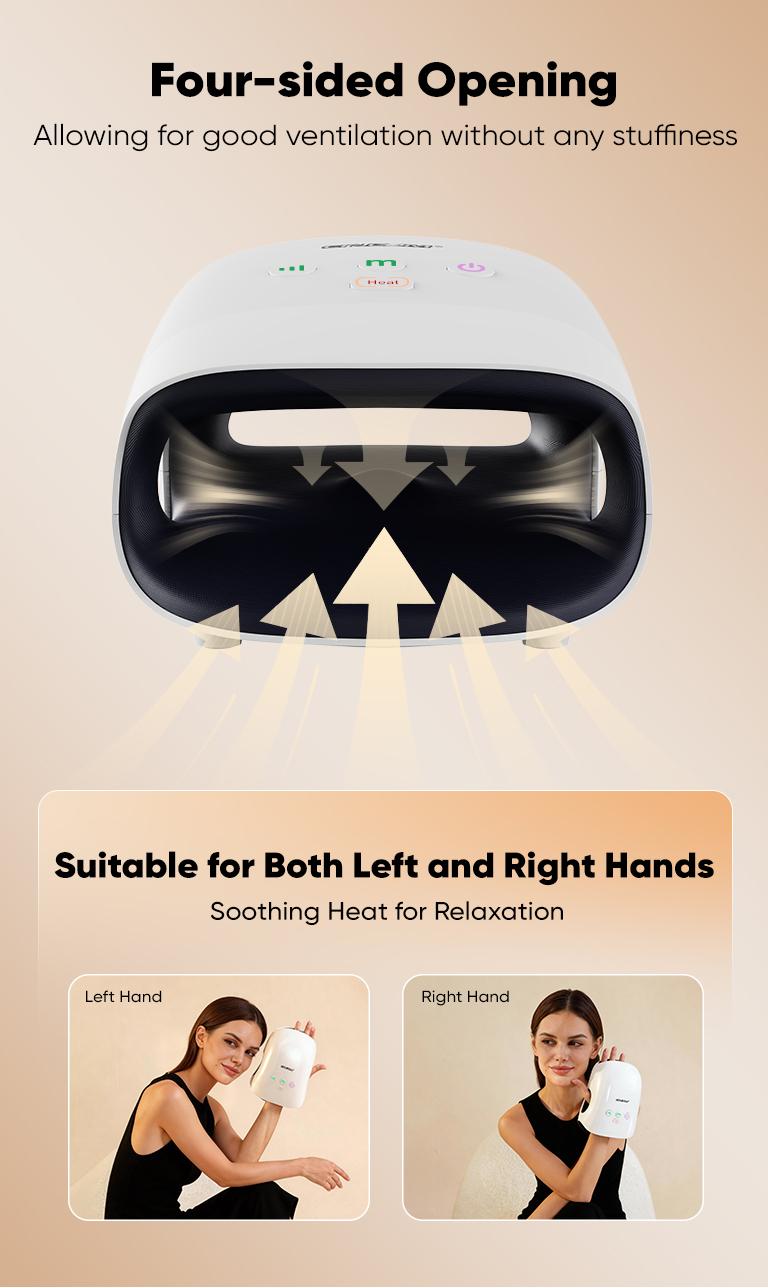 CINCOM Portable Hand Massager with Comfort Heat - Cordless, Adjustable Settings, Auto-Off, White, Black, Pink, Blue, Perfect Gift for Families, Men & Women - Ideal for Black Friday, Thanksgiving, Christmas, Birthdays & More,summerwins Lymphatic Drainage R CINCOM Portable Hand Massager with Comfort Heat - Cordless, Adjustable Settings, Auto-Off, White, Black, Pink, Blue, Perfect Gift for Families, Men & Women - Ideal for Black Friday, Thanksgiving, Christmas, Birthdays & More,summerwins Lymphatic Drainage R