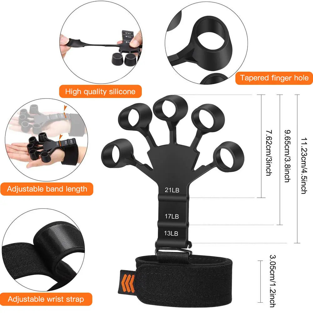 Adjustable Hand Grip Strength Trainer - Lightweight & Ergonomic for Hand, Finger, and Forearm Exercise