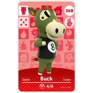 Buck - Villager NFC Card for Animal Crossing New Horizons Amiibo