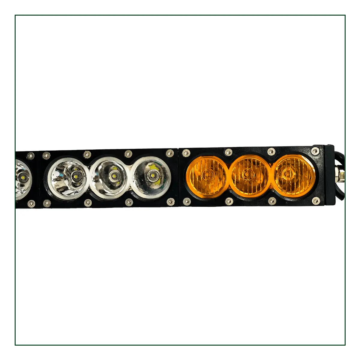 Apex Amber and White Dual Function Light Bar