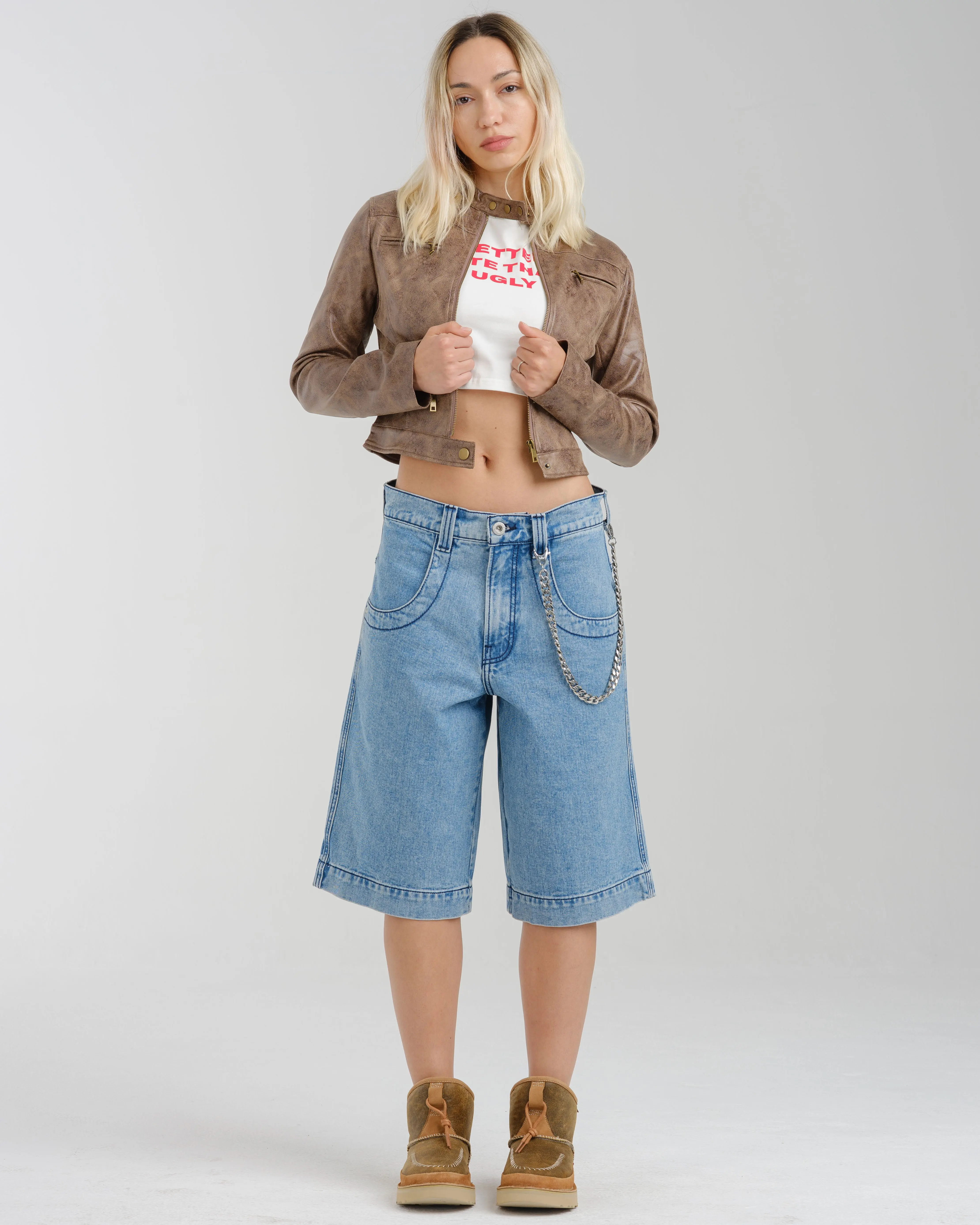 W101 Twin Cannon Shorts. 14" Inseam. Antique.