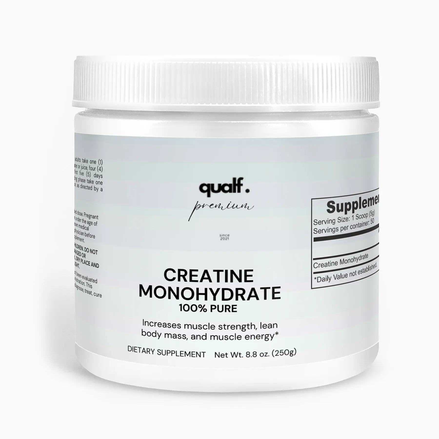 Qualf Nutrition Pure Creatine Monohydrate 250 Gram