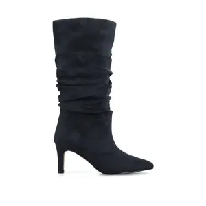 SONNET SLOUCHY BOOTS IN EXTRA WIDE CALF - Navy