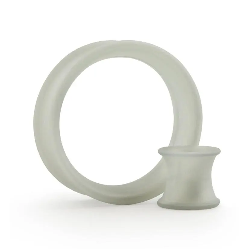 Matte Silver Silicone Ear Skins