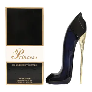 Princess High Heels Black Eau de Parfum for Women - Sweet & Powdery Spray Perfume 85ml / 2.9 fl.oz