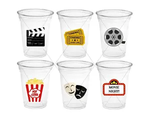 POPCORN PARTY CUPS - Popcorn Birthday Party Cups Movie Party Favors Popcorn Party favors Movie party Supplies Cinema Pink Popcorn Movie Cups