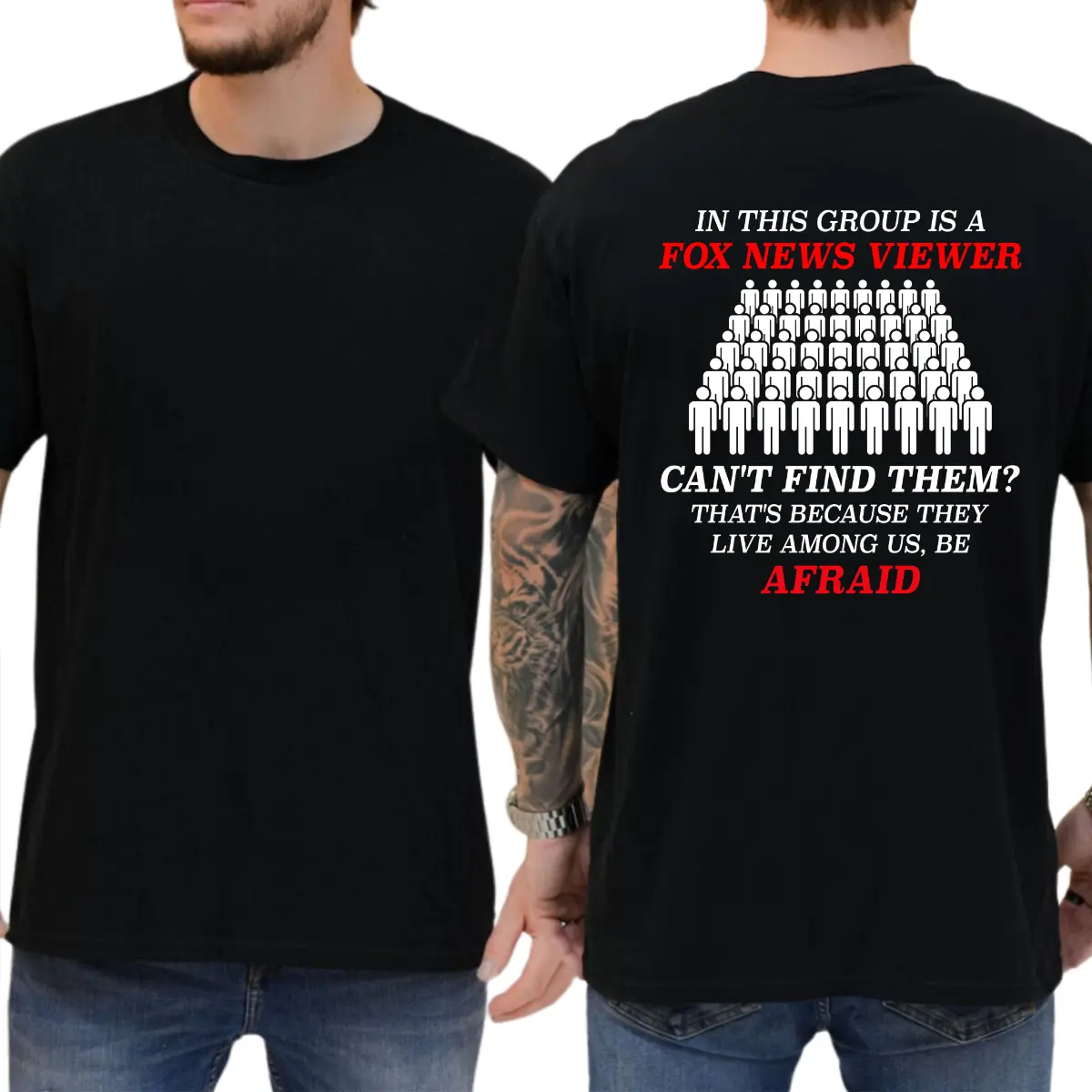 In This Group Is A Fox News Viewer T-shirt, Funny Shirts, Democrat Shirt, Liberal Tee, 8647 Shirt