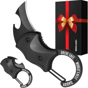 Fathers Day Dad Gifts, Drive Safe Dad Gifts for Fathers Day, Dads Gift for Father Who Wants Nothing, Small Gift from Daughter Son, EDC Box Cutter Outdoor Camping Tools Gift