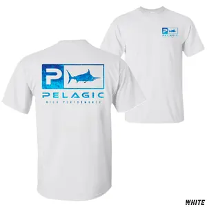 Pelagic Deluxe Dorado T-Shirt, High Performance Offshore Fishing Graphic Tee, Soft Cotton Blend Shirt for Men & Women, Angler & Marine Lifestyle Apparel Gift