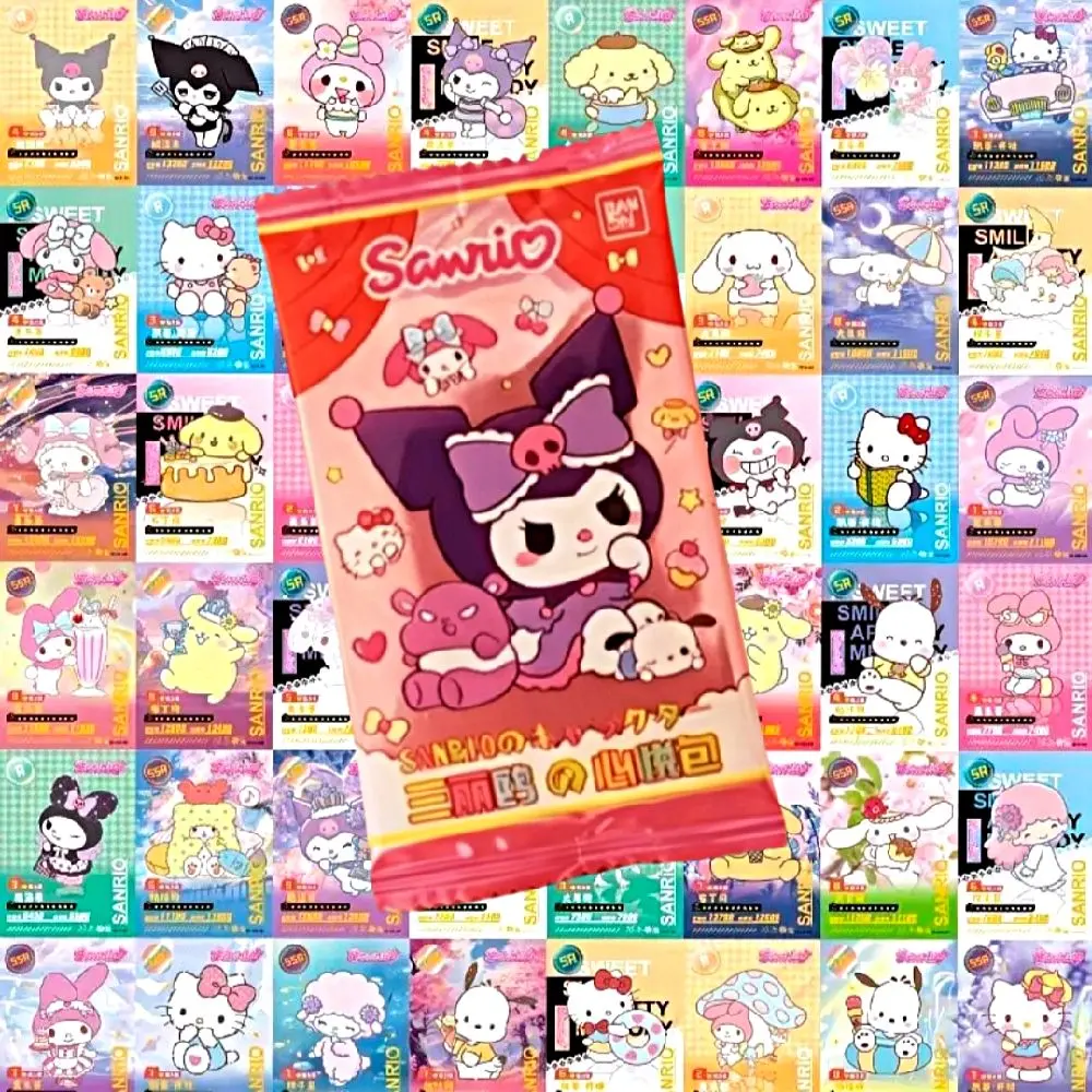 Sanrio Collectible Card Pack - Featuring Hello Kitty, My Melody, Kuromi, and Other Popular Sanrio Characters