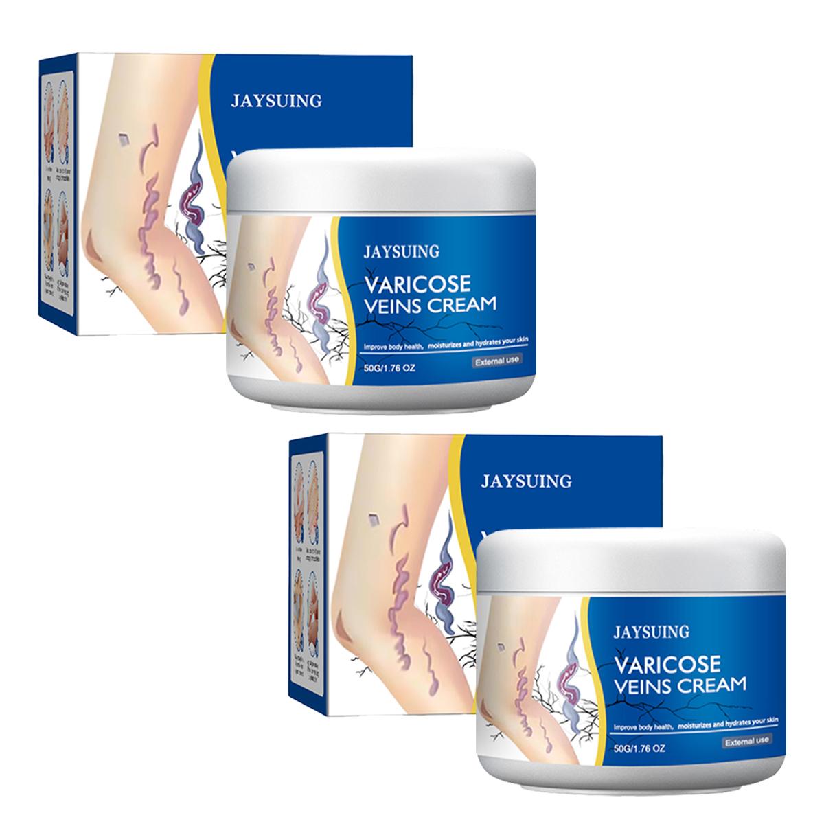 50g Varicose Veins Repair Lotion, Mild Hydrating Leg Massage Cream for Vein Care, External Body Soothing Cream to Relieve Leg Fatigue, Swelling and Discomfort, Daily Leg Skin Care Treatment