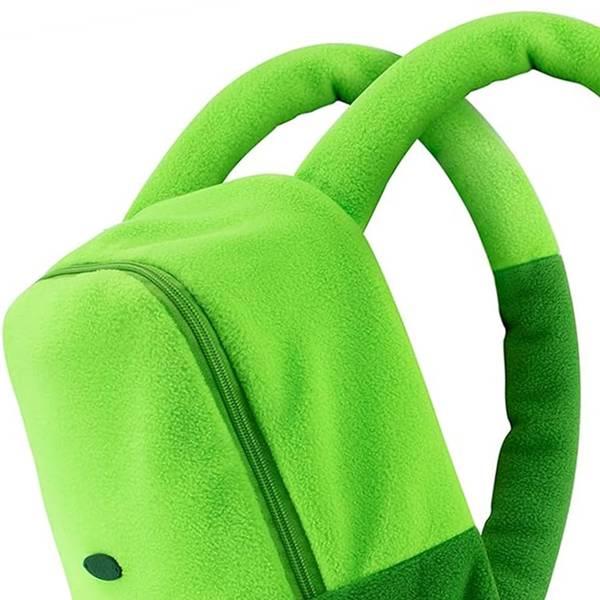 Velvet Adventure Live Treasure Schoolbag Green Backpack Anime Characters Cartoon Neutral Role-Playing Clothing Accessories Bag for Adults Daily Use Schoolbag Fluorescent Light Trendy Cool Casual Versatile
