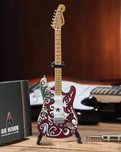 Axe Heaven -Jimi Hendrix - Jimi Hendrix Fender Stratocaster Saville Theatre Mini Guitar Replica Collectible  [Collectible Figurine/Statue/Bust] Collectible