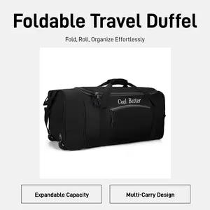 travel essentialsLarge-capacity plegable waterproof bag with ruedas, easy to store and pack more items.portable storage plegable stylish multifunctional Spinner Expandable outdoor bag for lightweight space wet equipo luggage bolso garment