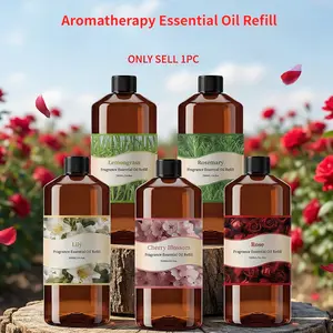 Aromatherapy Essential Oil Refill Ideal for Homes, Hotels, and Offices 500ml Large Capacity For Humidifiers, Reed Diffusers, Scented Wax Melts, and Car Air Fresheners