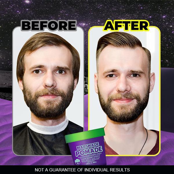 MARSMADE Hair Pomade- Official Product Edge Control & Combats Itchy Dry Scalp - Long-Lasting Hair Shine, No Flaking No Residue Cruelty Free (6 fl oz)