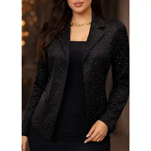 SET YOUR GOALS BLACK BLAZER