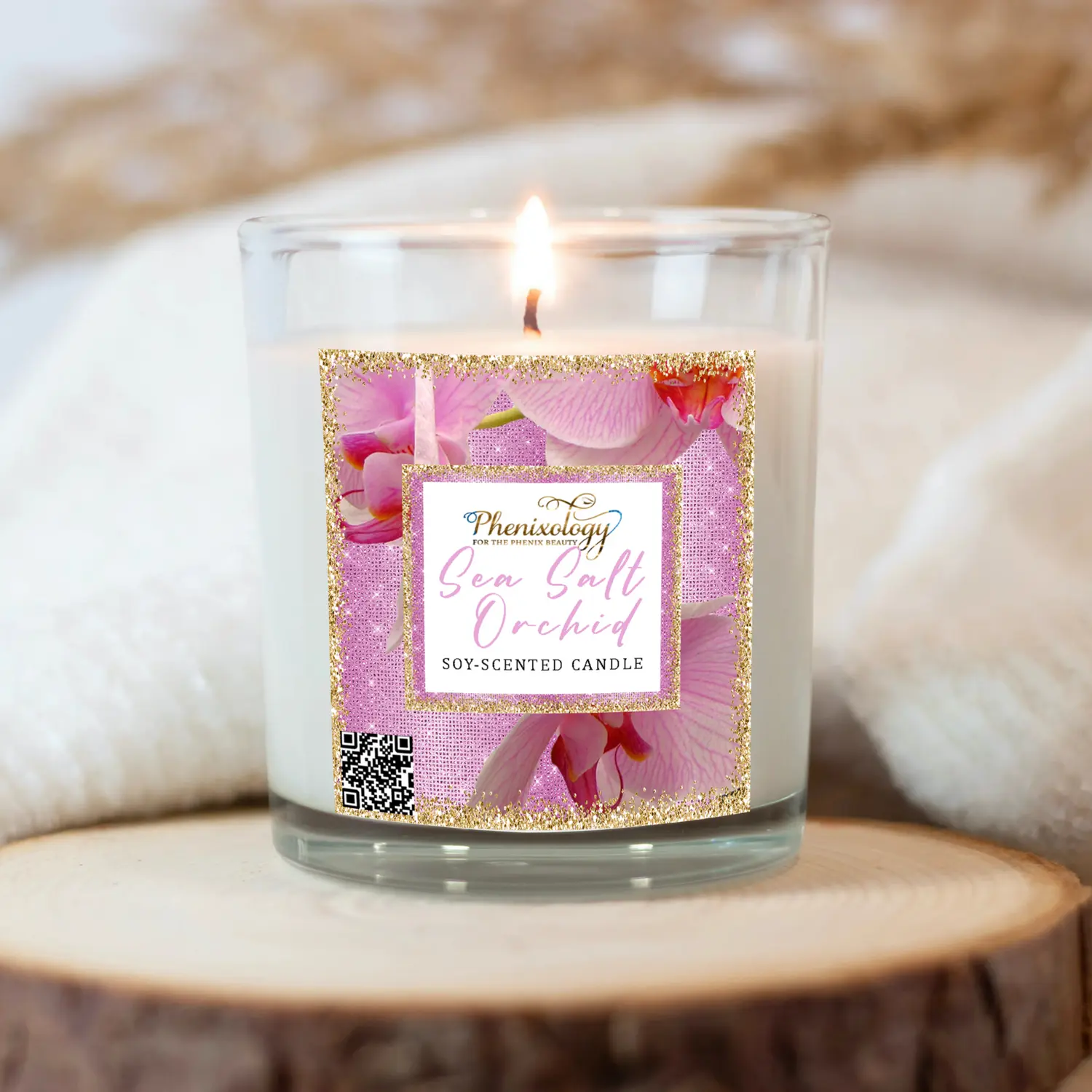 Sea Salt & Orchid Soy Candle