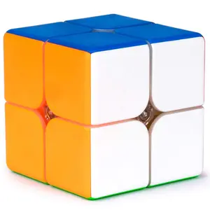 Fast Magnetic 2x2 Puzzle Cube Smooth Rotation Speed Cube Toy Gift for Kids & Adults Ideal for Puzzle Enthusiasts