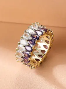 Geometric  Luxury  Band Dutch Marquise Ring  Synthetic Zirconia Inlay Luxury Exquisite Elegant Retro Mysterious Fashion Stackable Design Engagement Ring Daily Wear Jewelry Accessory for All Seasons for Women & Girls