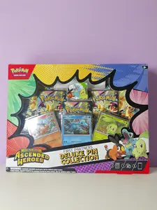 Pokémon Mega Evolution Ascended heroes Deluxe Pin Collection (5 booster packs + 3 Promos)