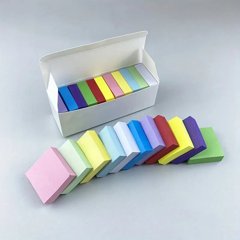 11 Pack Color Sticky Notes, Self Adhesive Stickers, 100 Sheet/Pack, A Total of 1100 Sheet, Suitable for Home, School, Office