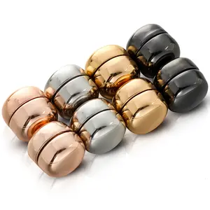 8 Pairs Strong Hijab Magnets Multi-use Pinless Hijab Pins Women for Scarf Dress Cleavage Muslim Magnetic Buttons Veil Pins(Rustic Style)