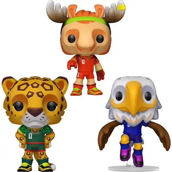 Funko Pop! Fifa World Cup Host Mascosts (Zayu, Clutch, Maple)