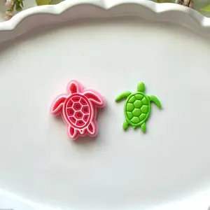 Sea Turtle Clay Cutter | Precision 0.2mm Blade, PLA+ Earring Jewelry Crafts