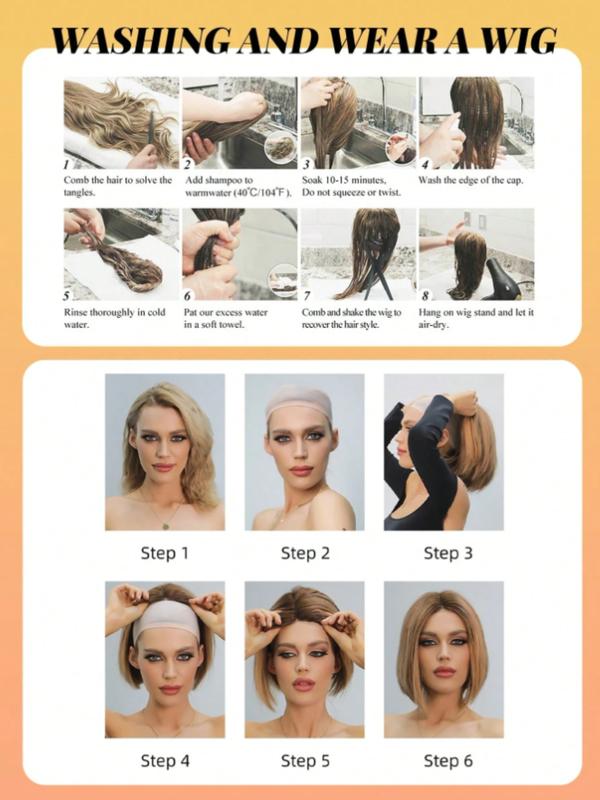 30 Inch Long Curly Wigs for Women, Gorgeous Fluffy Wigs with Bangs, Synthetic Full Machine Wigs for Party, Daily Use, Synthetic Fiber Wigs