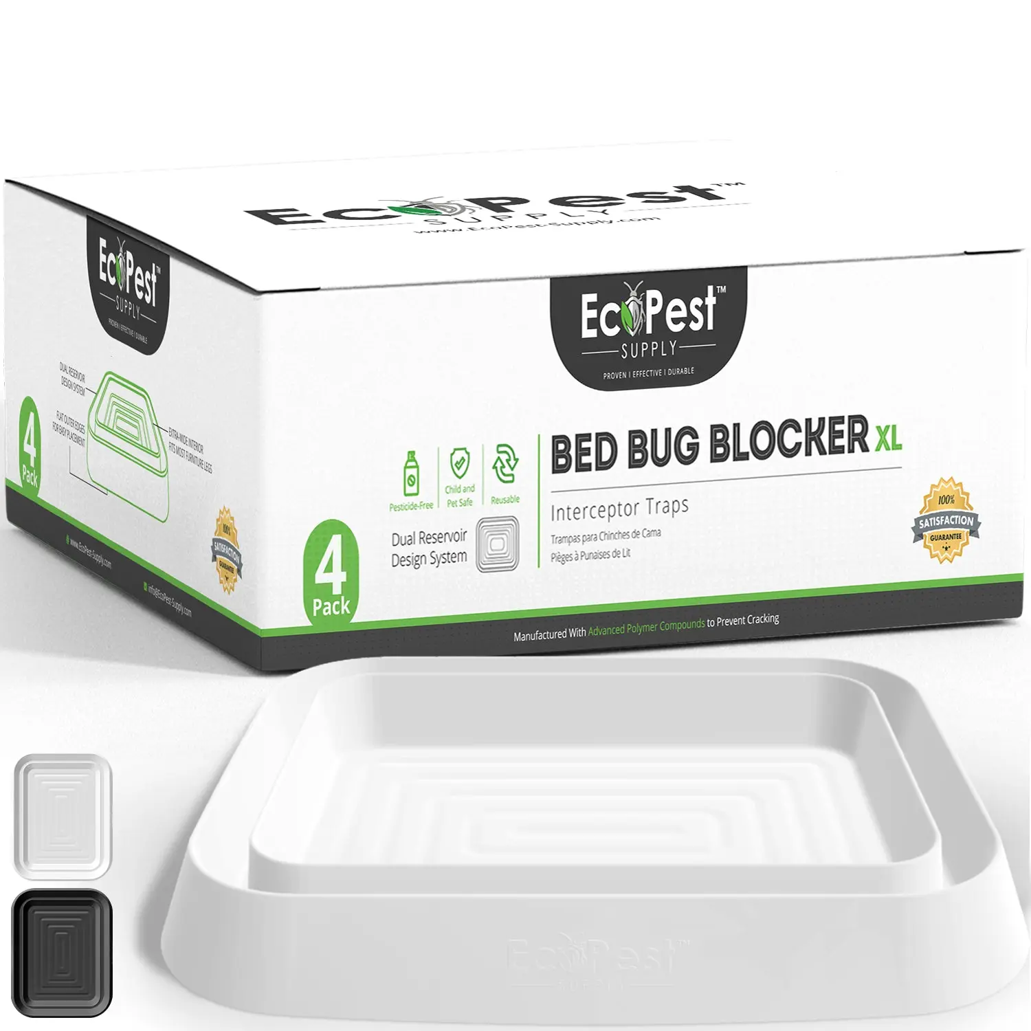 Bed Bug Blocker (XL) — 4 Pack | Interceptors, Monitors, and Traps Bed Bug Blocker (XL) — 4 Pack | Interceptors, Monitors, and Traps