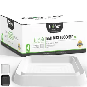 Bed Bug Blocker (XL) — 4 Pack | Interceptors, Monitors, and Traps Bed Bug Blocker (XL) — 4 Pack | Interceptors, Monitors, and Traps