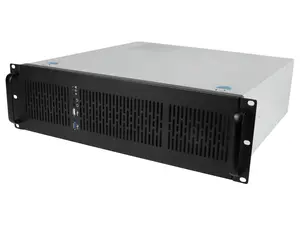 Rosewill RSV-Z3200U 3U Server Chassis Rackmount Case, 6x 3.5" Bays, E-ATX Compatible, 2x 80mm Fans, 1x USB 3.0, 1x USB 2.0, Silver/Black