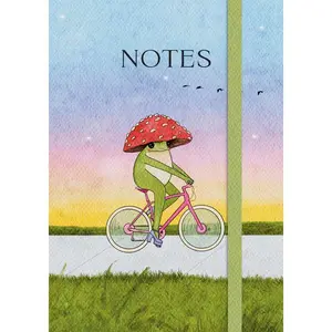 The Little Frog Notebook: A Beautiful 160-Page Lined Notebook Featuring the Internet's Beloved Mushroom Frog, from the Artist Maybell Eequay -- Maybell Eequay - Paperback