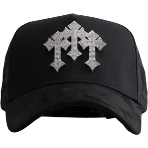 Barbas Black Chrome 3 Cross XCT Baseball Cap