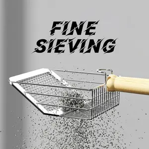 Cat Litter Scoop, Aluminum Alloy Cat Litter Scooper, Cat Litter Picker, Durable and Easy to Clean, Ergonomic Design, Suitable for Cat Litter Box