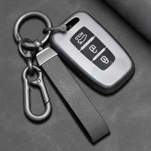 Tpu Car Key Case Cover, Key Fob Protector, Car Key Holder for Kia Forte Sportage K2 K5 & Hyundai Genesis Coupe Sonata Ix35, Durable Protection Accessory