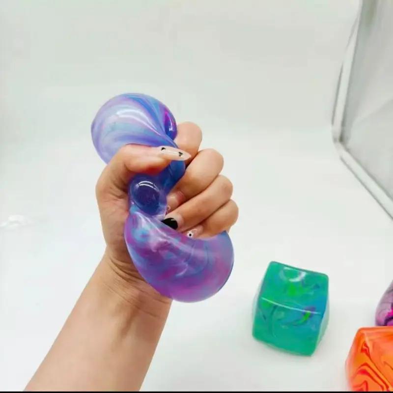 Same Pattern Ice Cube Squeeze Toy, Stress Relief Cubic Block, Maltose Squeeze Fun, Perfect for Relaxing Moments