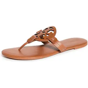 Tory Burch Womens Miller Soft Sandals - Bourbon Miele/Tan/Brown 90582-200