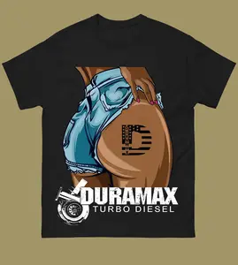 Duramaxx Dsel Engine Lifestyle 2 Sided T-shirt, Perfect For Truck & Car Enthusiast, Full Size, Full Color, Soft Cotton, Menswear, Womenswear