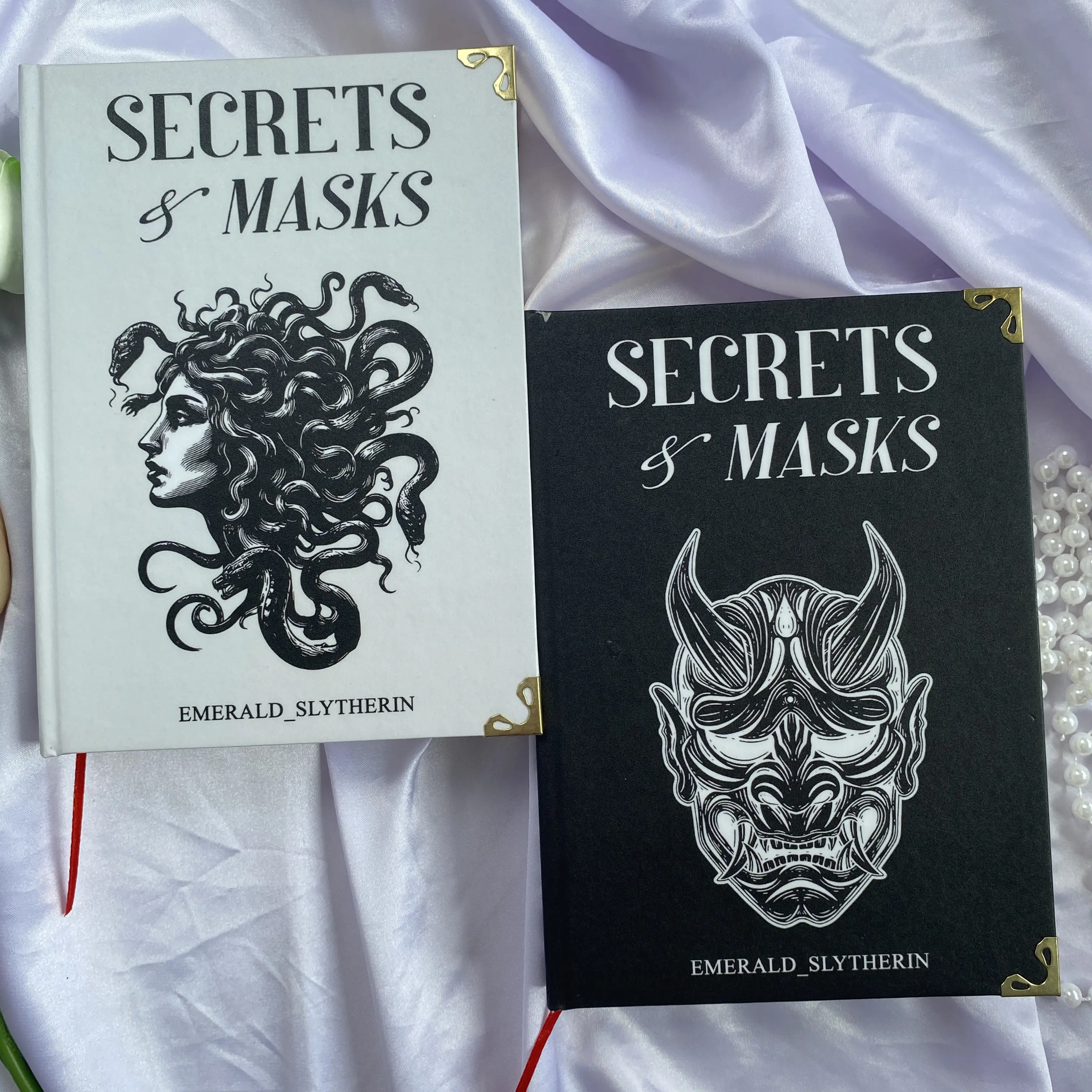 Secrets & Masks Hardcover Collector Edition Book| Dark Fantasy Romance Physical Book, Premium Physical Edition