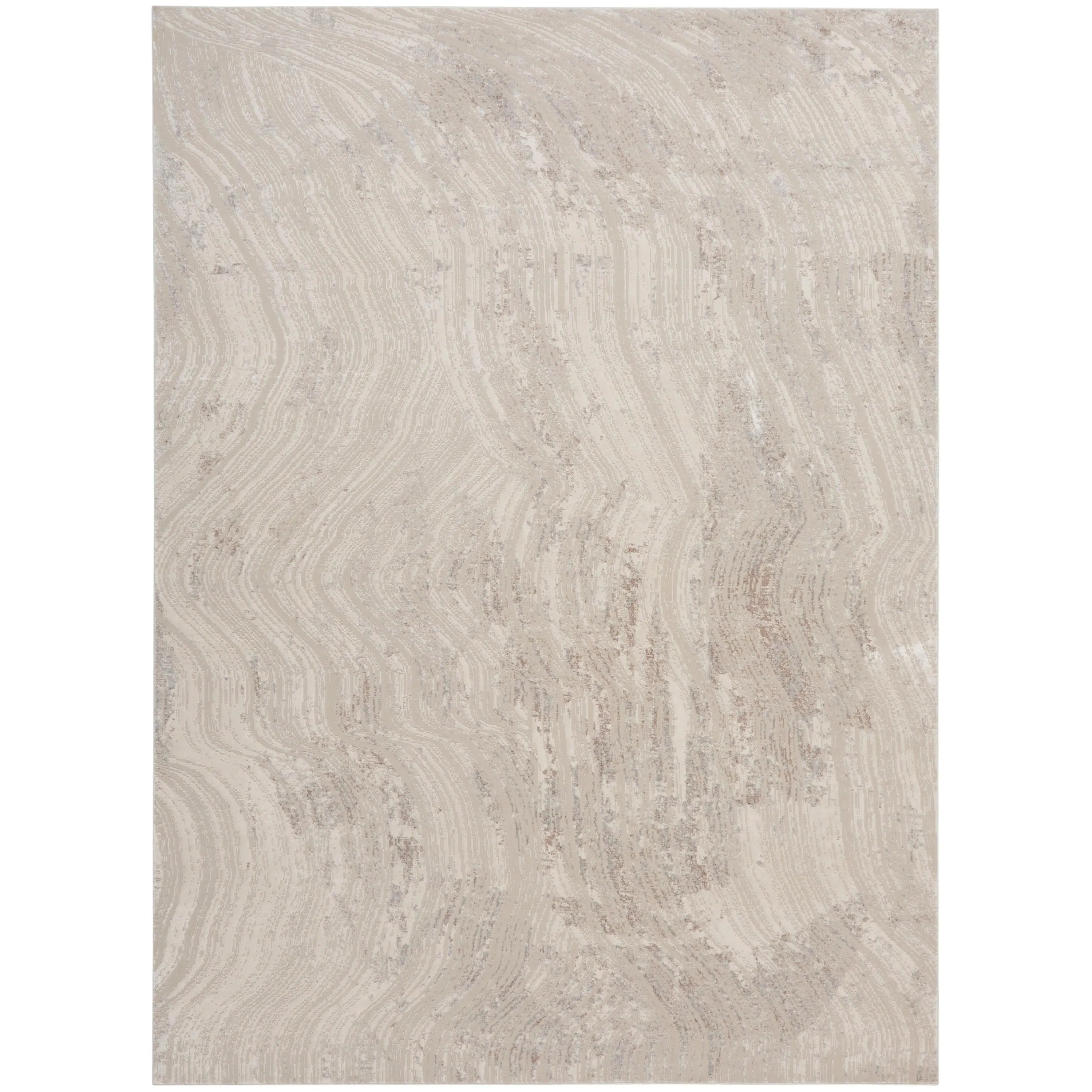 Calvin Klein CK024 Irradiant IRR04 Silver Grey Contemporary Power-loomed Rug