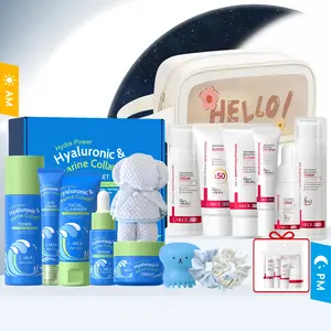 LAIKOU Hyaluronic Collagen & Niacinamide Skincare Set, Deep Moisture • Radiant Glow • Plump & Smooth Skin, Skin Care Kit for Women, Ultimate Glow Kit, Moisturizing Kit, Best Gift