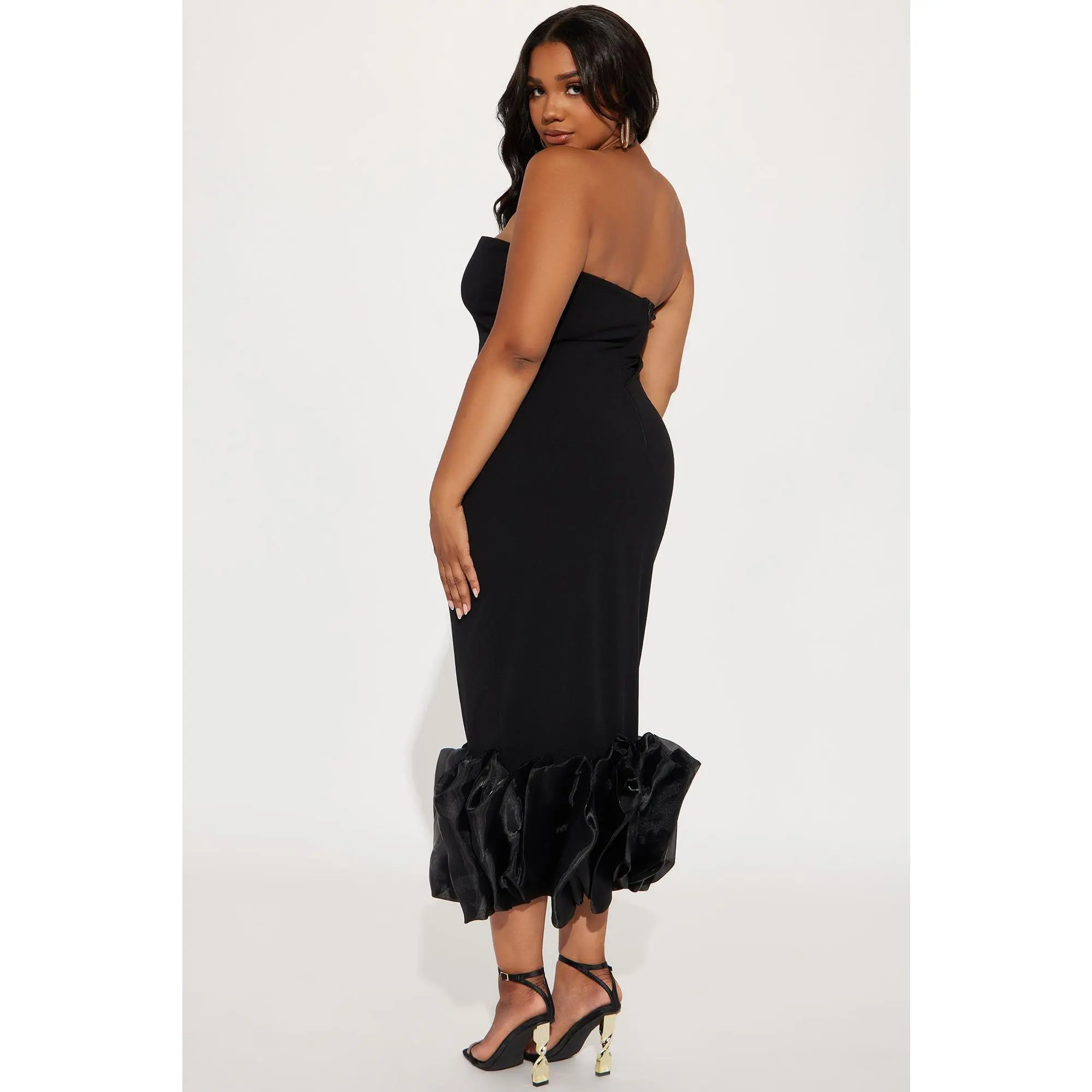 silk lace midi dress Luma Slip Midi Dress in Black Silk Organza Lace – Gabriela Hearst