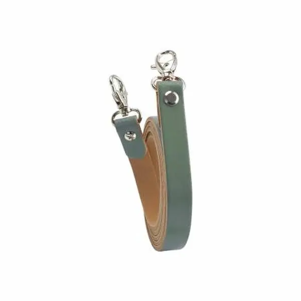 Shoulder Leather Lanyard Kaki