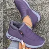 【Black Friday】Women's Casual Anti-Slip Slip-On Booties, Thick Sole Round Toe Warm Shoes for Winter, Comfortable Footwear