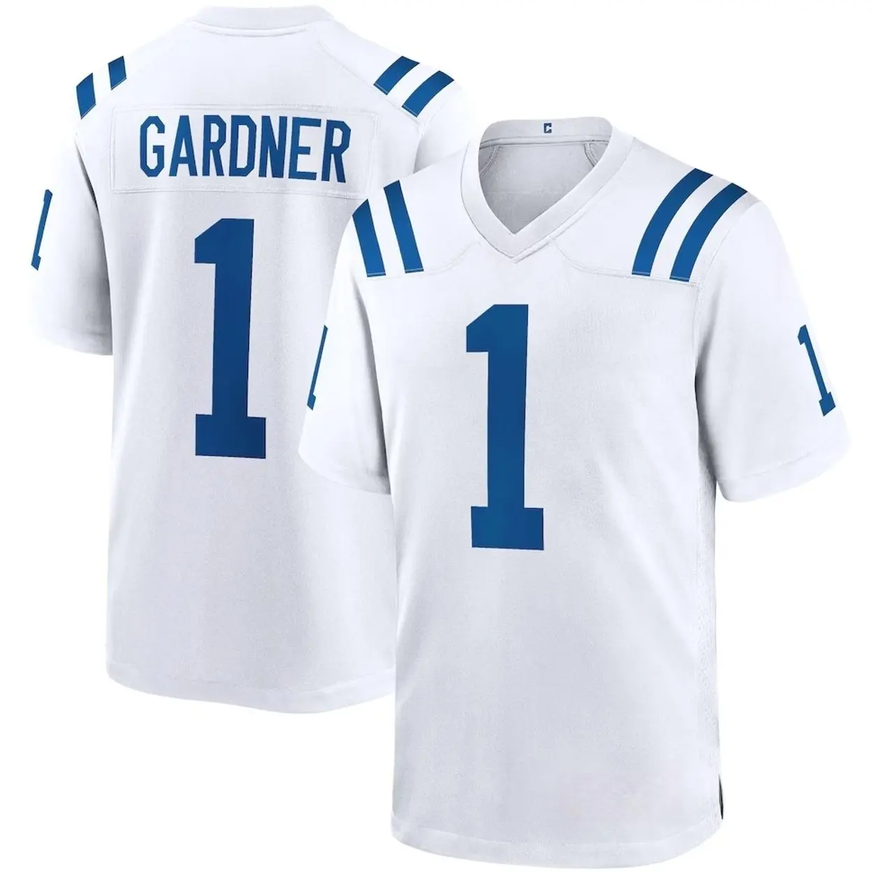 Unisex Football inspired by Gardner 1 Indianapolis Game Jersey - White