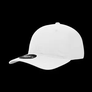 212 MAIN Dog & Cat Dad Trucker Hat - 6220-1WHT 6-Panel Low-Profile Relaxed Performance Cap, White, Adjustable Snapback Cap, Unisex 1-Size-Fits-Most