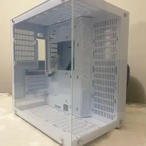 Robin 2 ATX PC Case tempered glass - White & Black