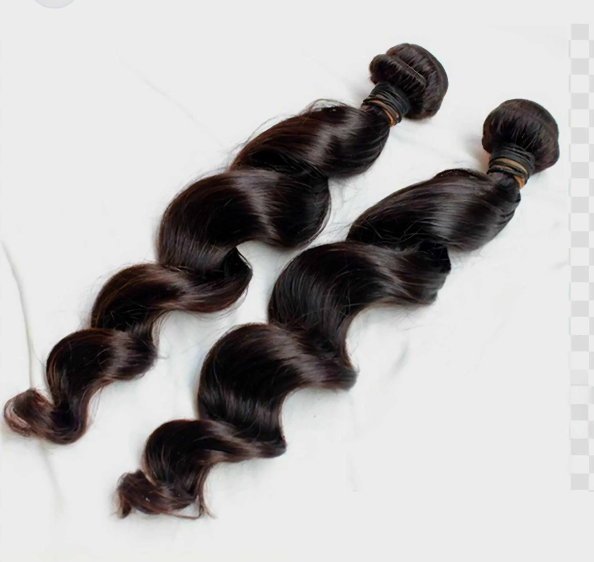 Malaysian Virgin Human Hair Loose Wave Bundles, Natural Look, Seamless Blend, Volume Boost